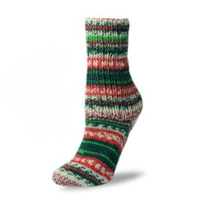 Rellana Flotte Sock Christmas wool polyamide 2804 red white green