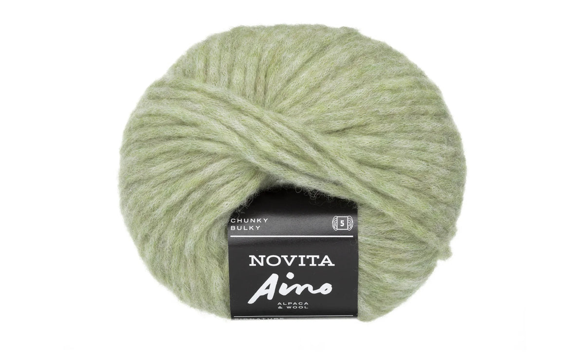 Novita Aino baby alpaca merino wool polyamide 3011 sprout