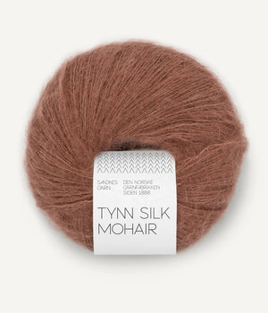 Sandnes Garn Tynn Silk Mohair silk mohair wool 3052 pecan brown