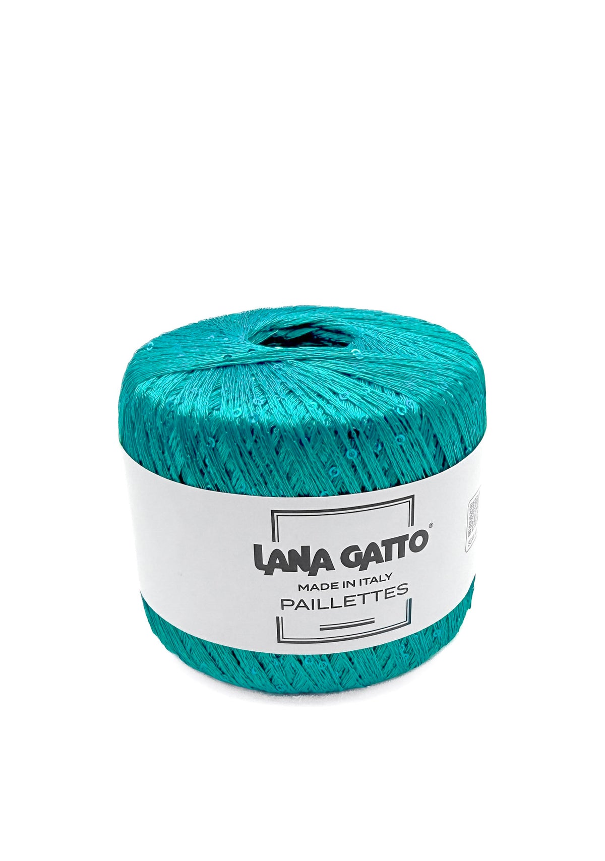 Lana Gatto Paillettes polyester 30784 turquoise