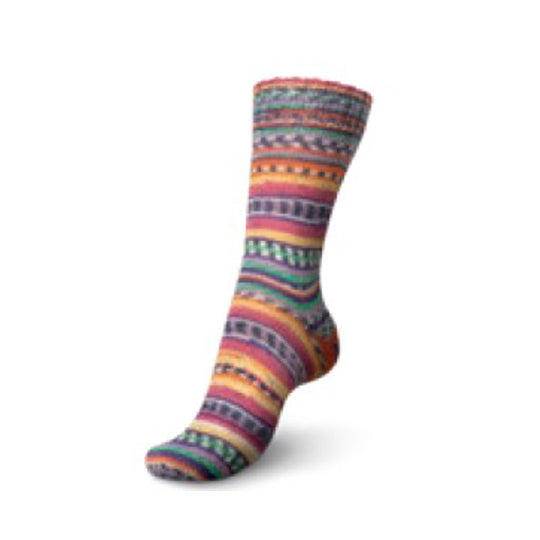 Multi Colour Jaquard 5in1 Liner Socks