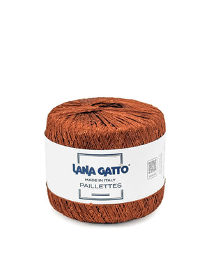 Lana Gatto Paillettes polyester 31160 rust