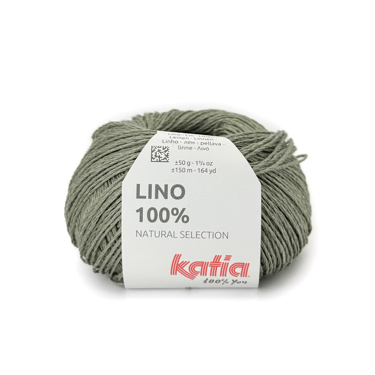 Katia Lino 100% linen 32 reseda green