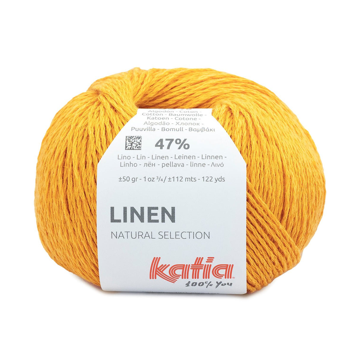 Katia Linen linen 33 traffic yellow
