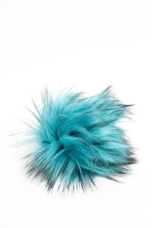 Yarnboler Faux Fur Pompom Large 38-aquamarine