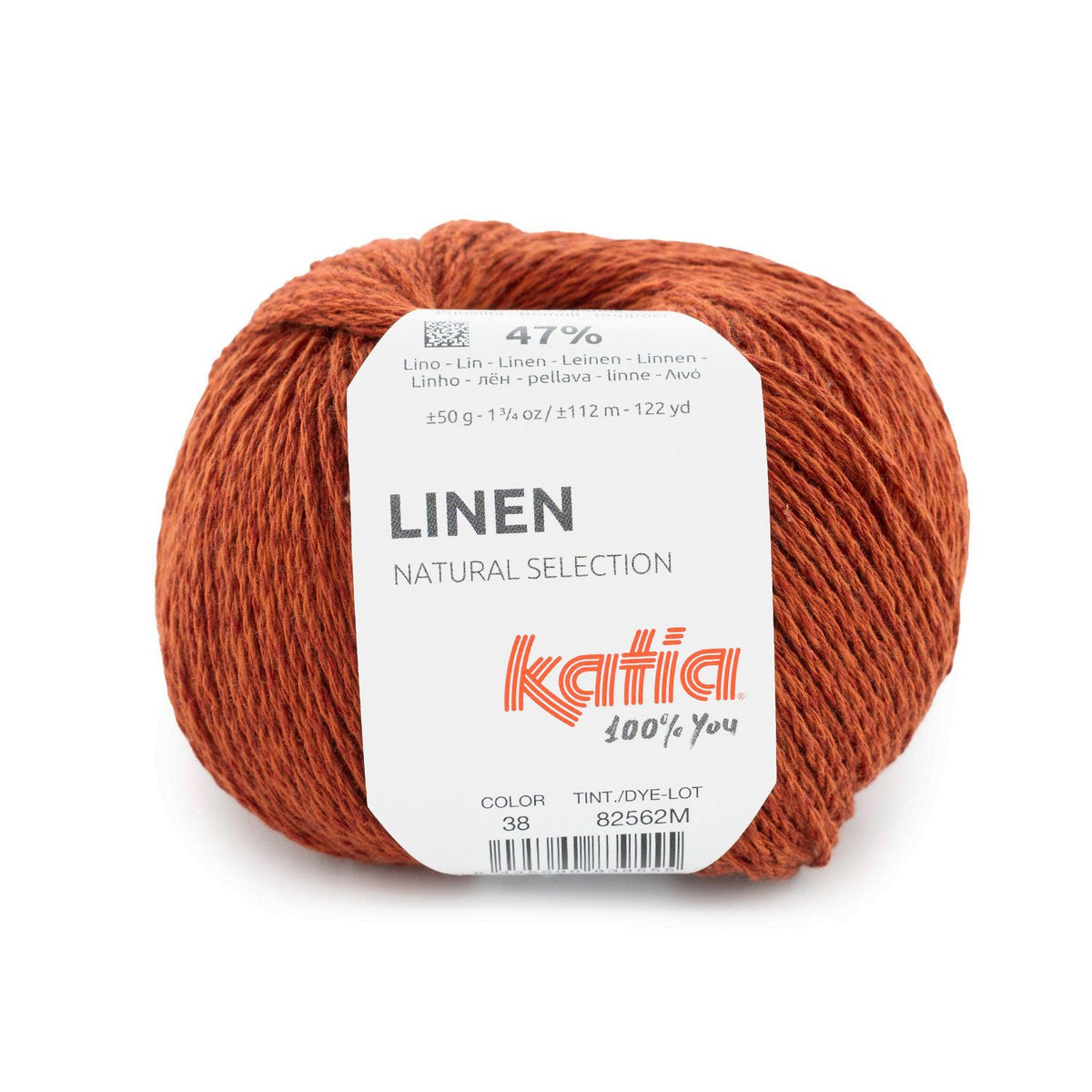 Katia Linen linen 38 dark orange