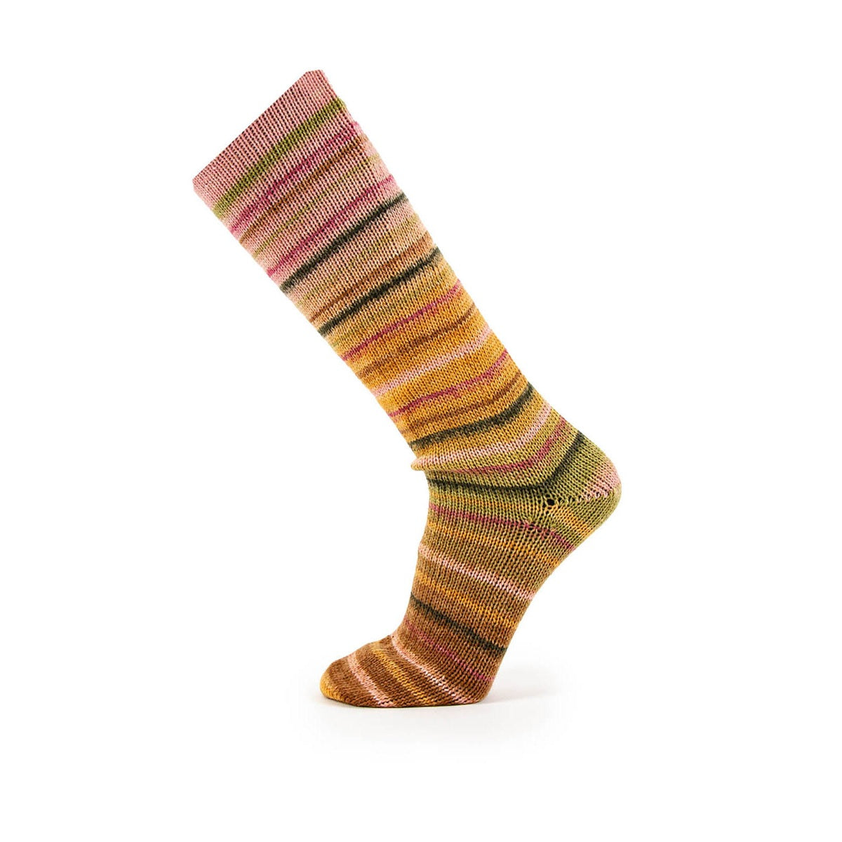Concept by Katia Symmetris Socks and More wool polyamide 40 rose camel green