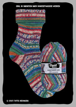 Opal Hundertwasser 4 wool polyamide 4053 wavelength