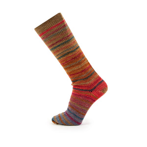 Concept by Katia Symmetris Socks and More wool polyamide 41 red ochre petrol