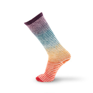 Concept by Katia Symmetric Socks and More Rainbow wool polyamide 50 orange ochre petrol