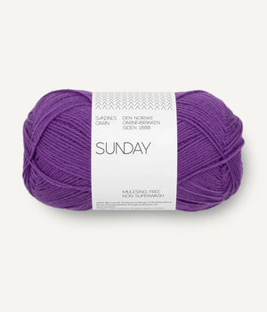 Sandnes Garn Sunday merino wool 5045 plum