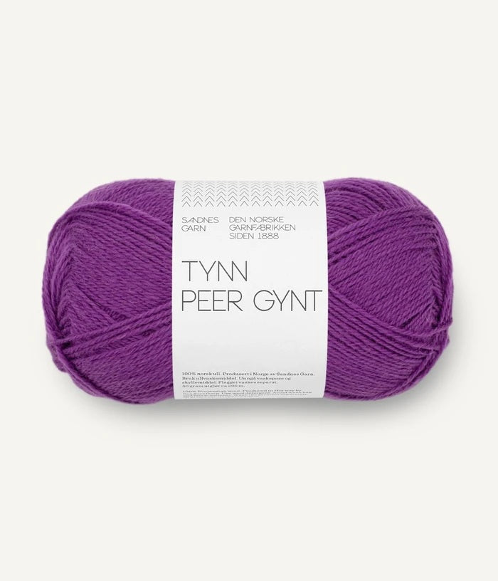 Sandnes Garn Tynn Peer Gynt wool 5045 plum 