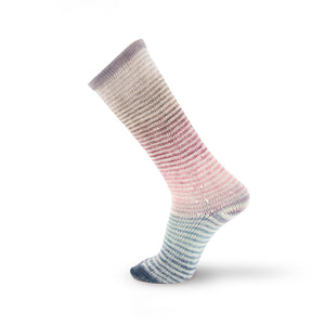 Concept by Katia Symmetric Socks and More Rainbow wool polyamide 51 petrol rose beige