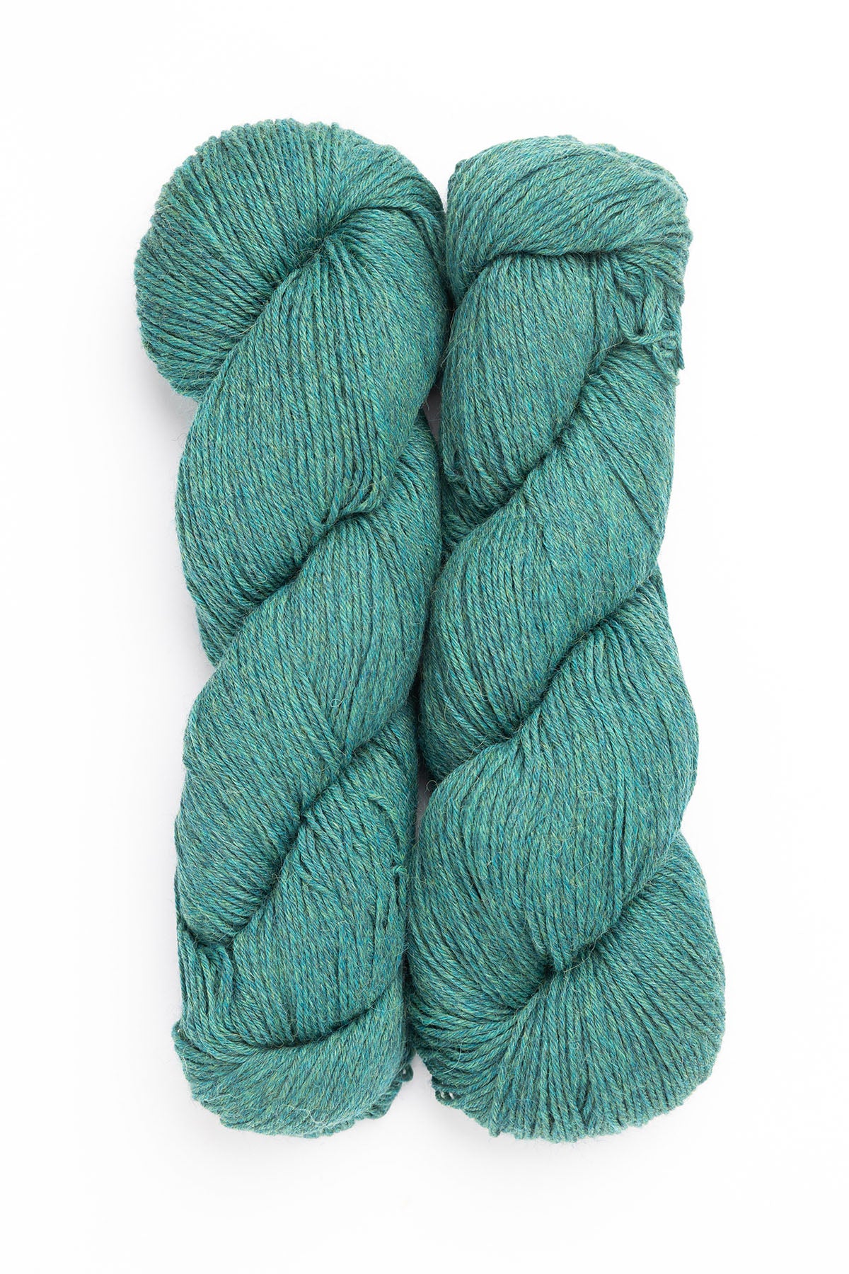 Gathering Yarn The Farmer wool alpaca nylon 535 teal green