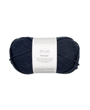 Sandnes Garn Atlas norwegian lambswool merino wool 6082 thunderstorm