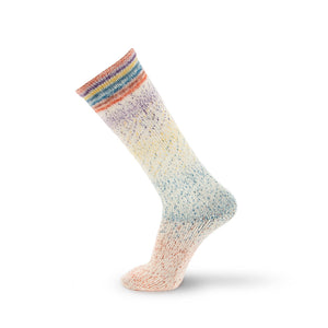 Concept by Katia Symmetric Socks and More Blossom wool polyamide 61 orange petrol yellow