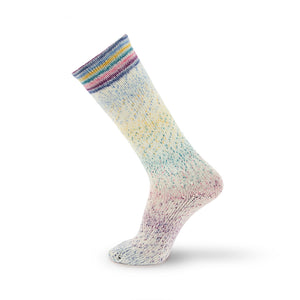 Concept by Katia Symmetric Socks and More Blossom wool polyamide 64 rose medium blue lemon