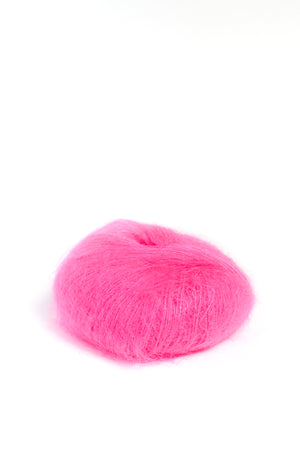 Rico Design Essentials Super Kid Mohair Loves Silk mohair silk 65 neon pink