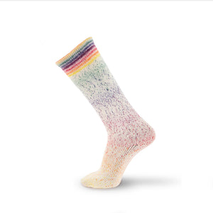 Concept by Katia Symmetric Socks and More Blossom wool polyamide 65 yellow fuchsia lilac green