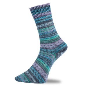 Pro Lana Golden Socks Color wool polyamide 714 lilac teal