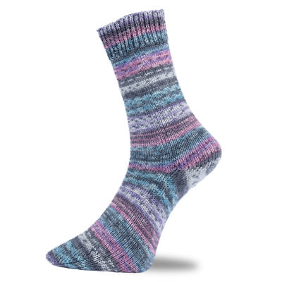 Pro Lana Golden Socks Color wool polyamide 719 turquoise pink
