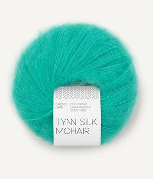 Sandnes Garn Tynn Silk Mohair silk mohair wool 7526 spectra green