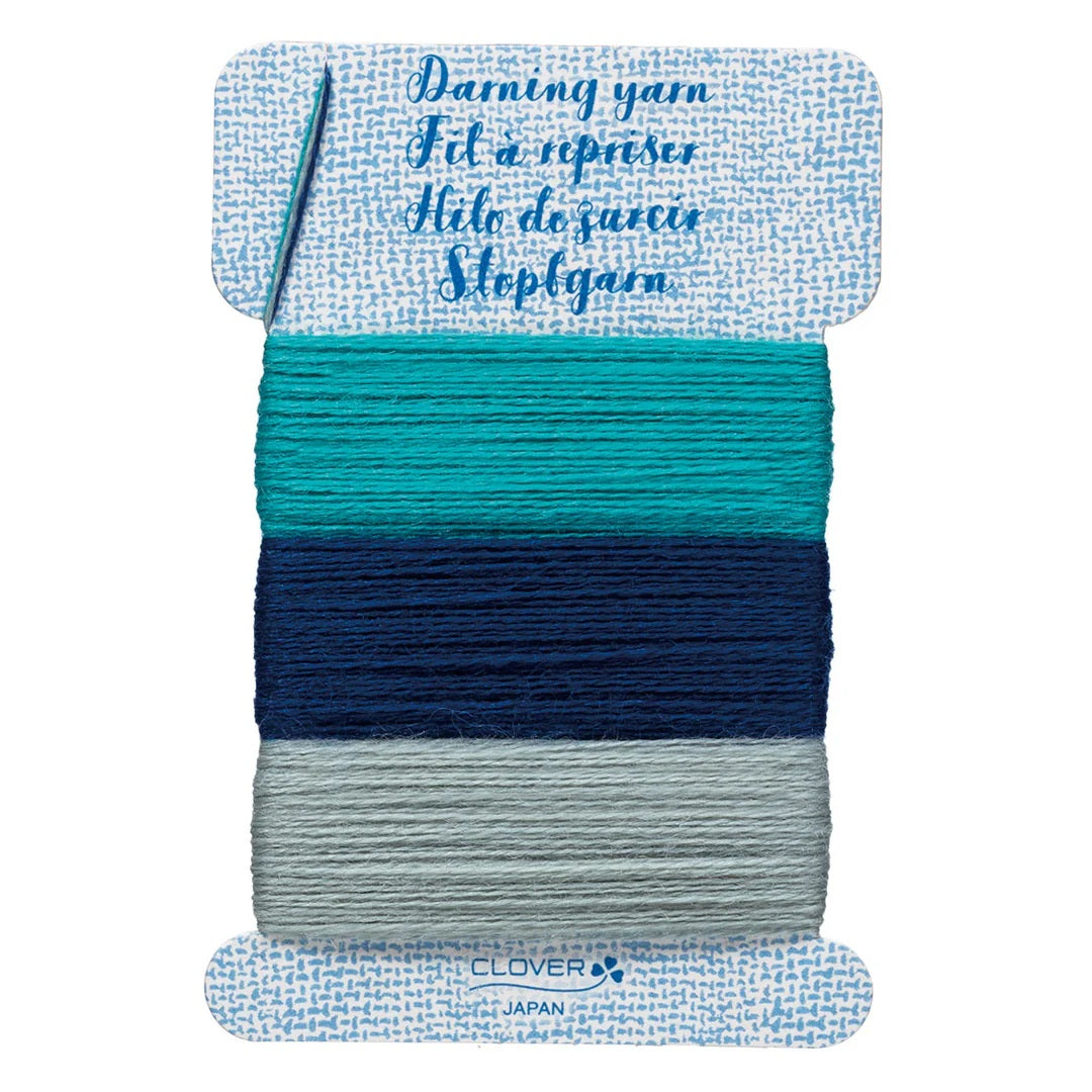 Clover Darning Yarn wool acrylic 7952 blue