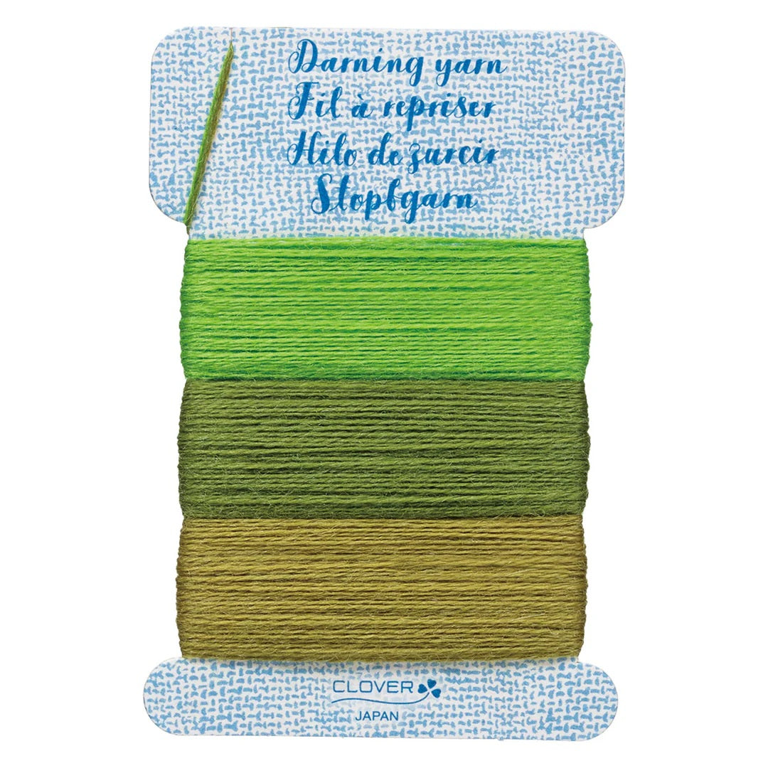 Clover Darning Yarn wool acrylic 7953 green