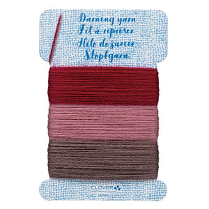 Clover Darning Yarn wool acrylic 7958 rouge