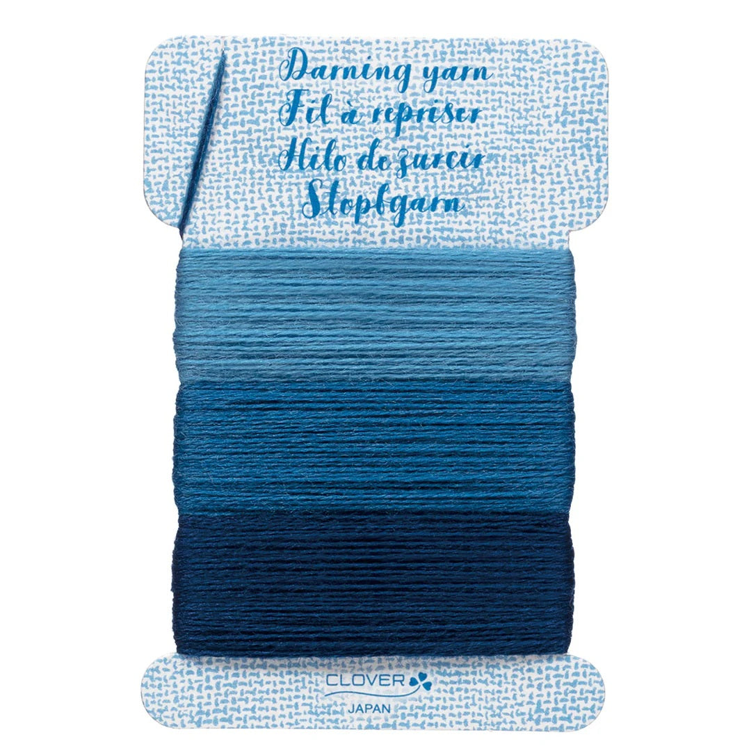 Clover Darning Yarn wool acrylic 7965 denim