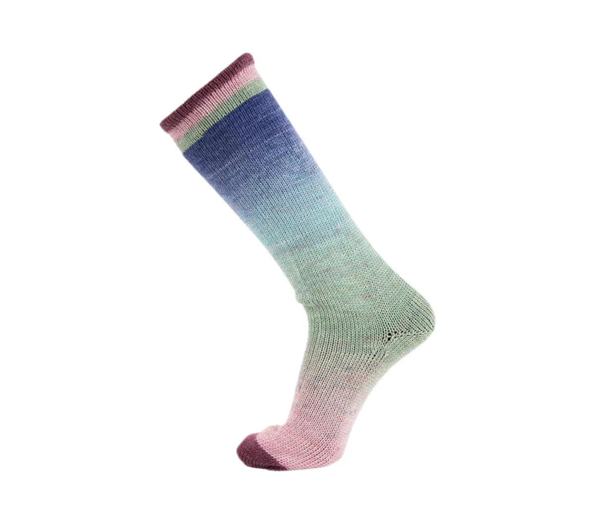 Concept By Katia Symmetric Socks and More Degrade superwash wool polyamide 82 pink mint green blue