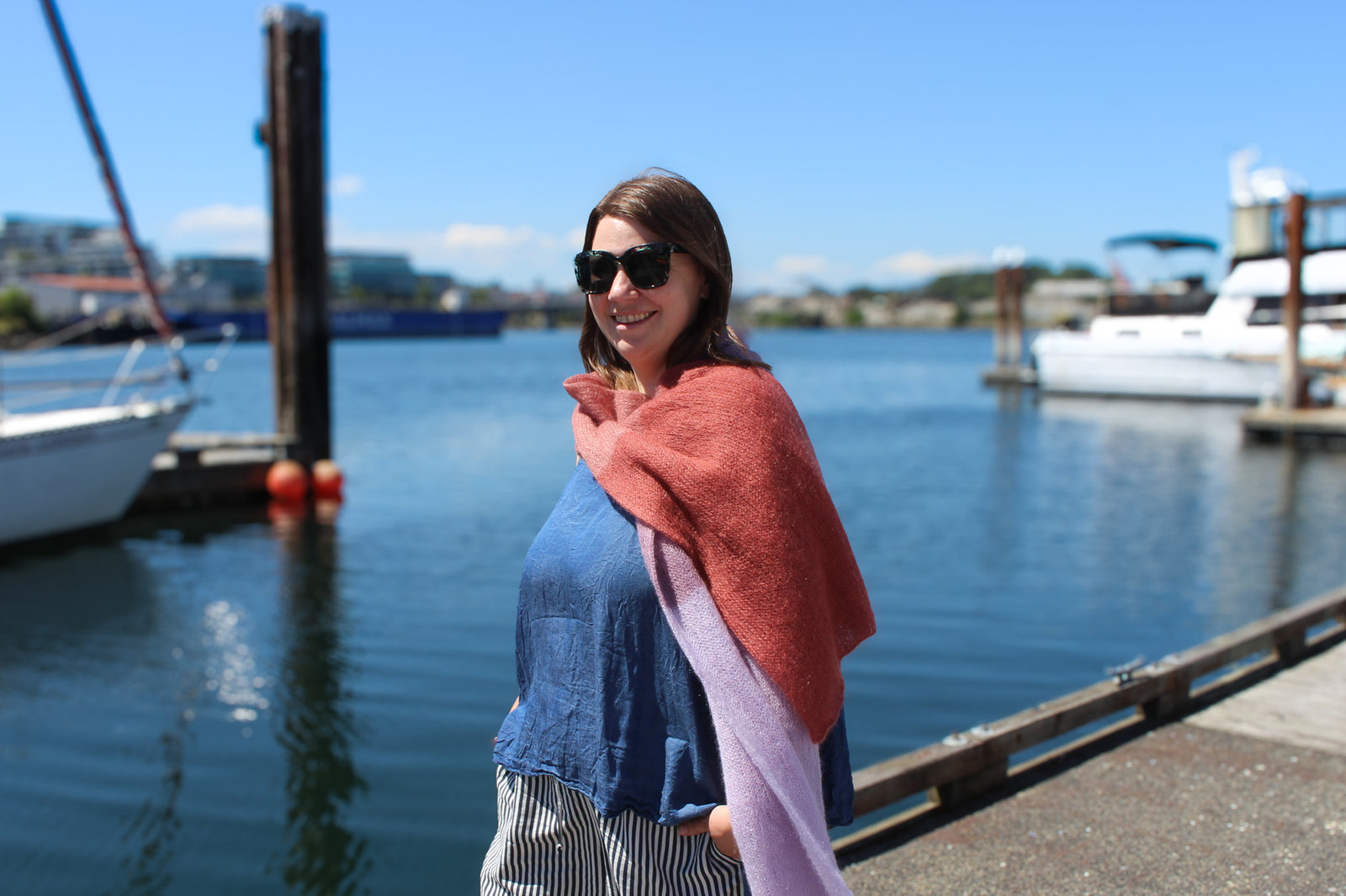 Alexandra's Airplane Scarf Kit Knitting for Olive Soft Silk Mohair mohair silk feature