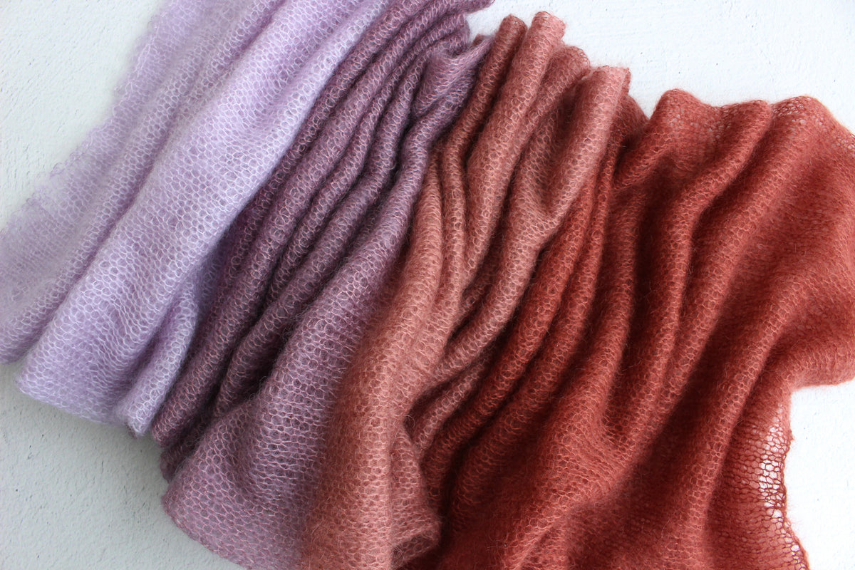 Alexandra's Airplane Scarf Kit Knitting for Olive Soft Silk Mohair mohair silk