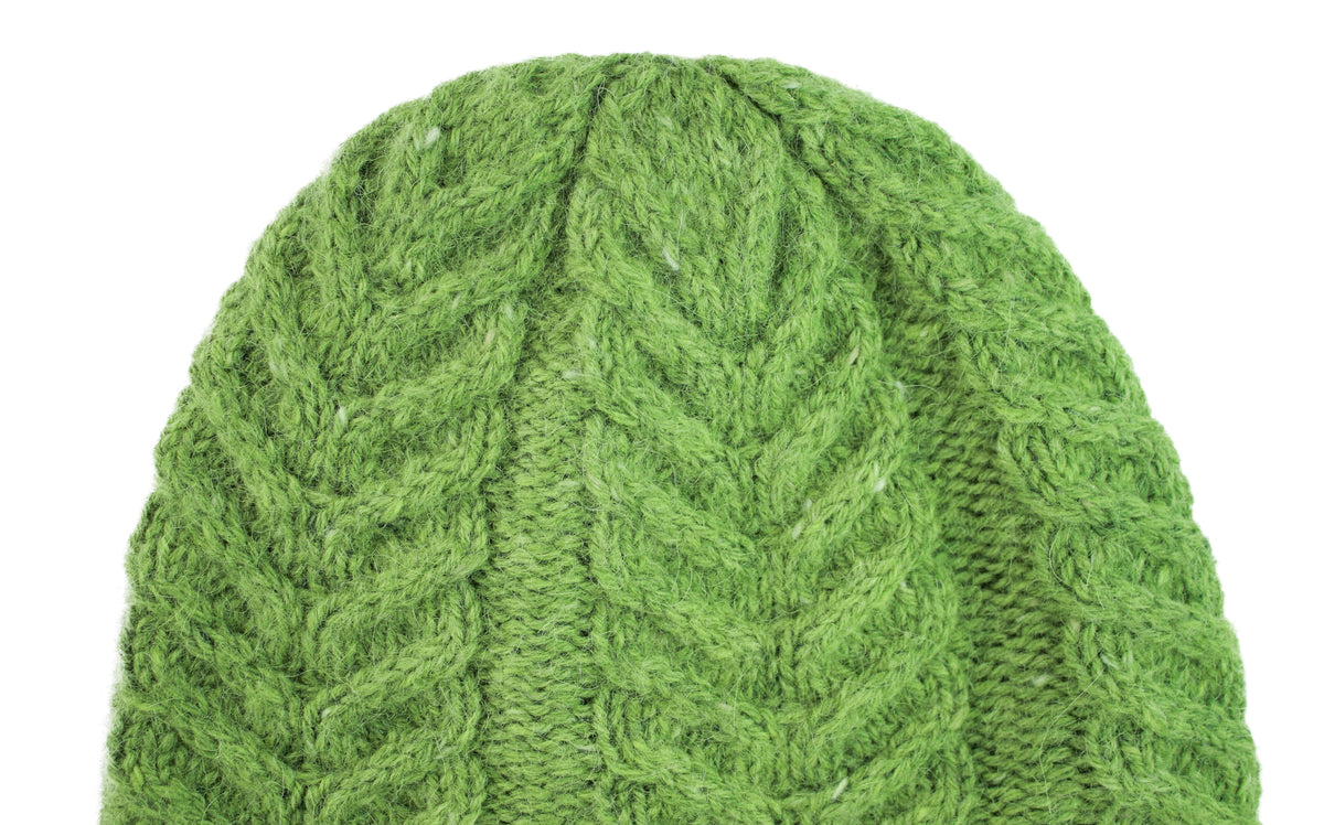 Antler Toque in Highland Alpaca Worsted Tweed