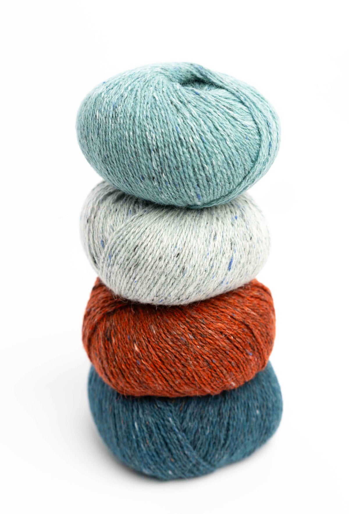 Churchmouse Colorwork Cap Kit Rowan Felted Tweed wool alpaca viscose Arbutus Cove