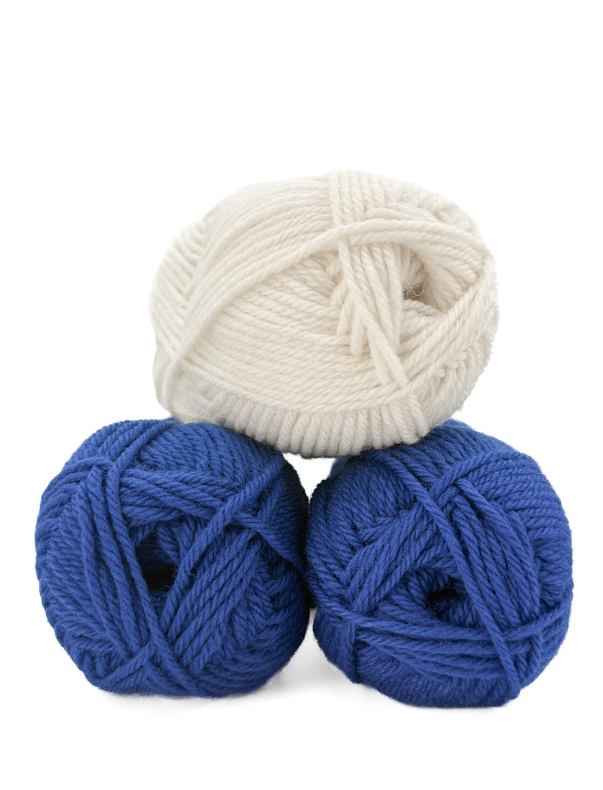 Beginner Colourwork Toque in cobalt