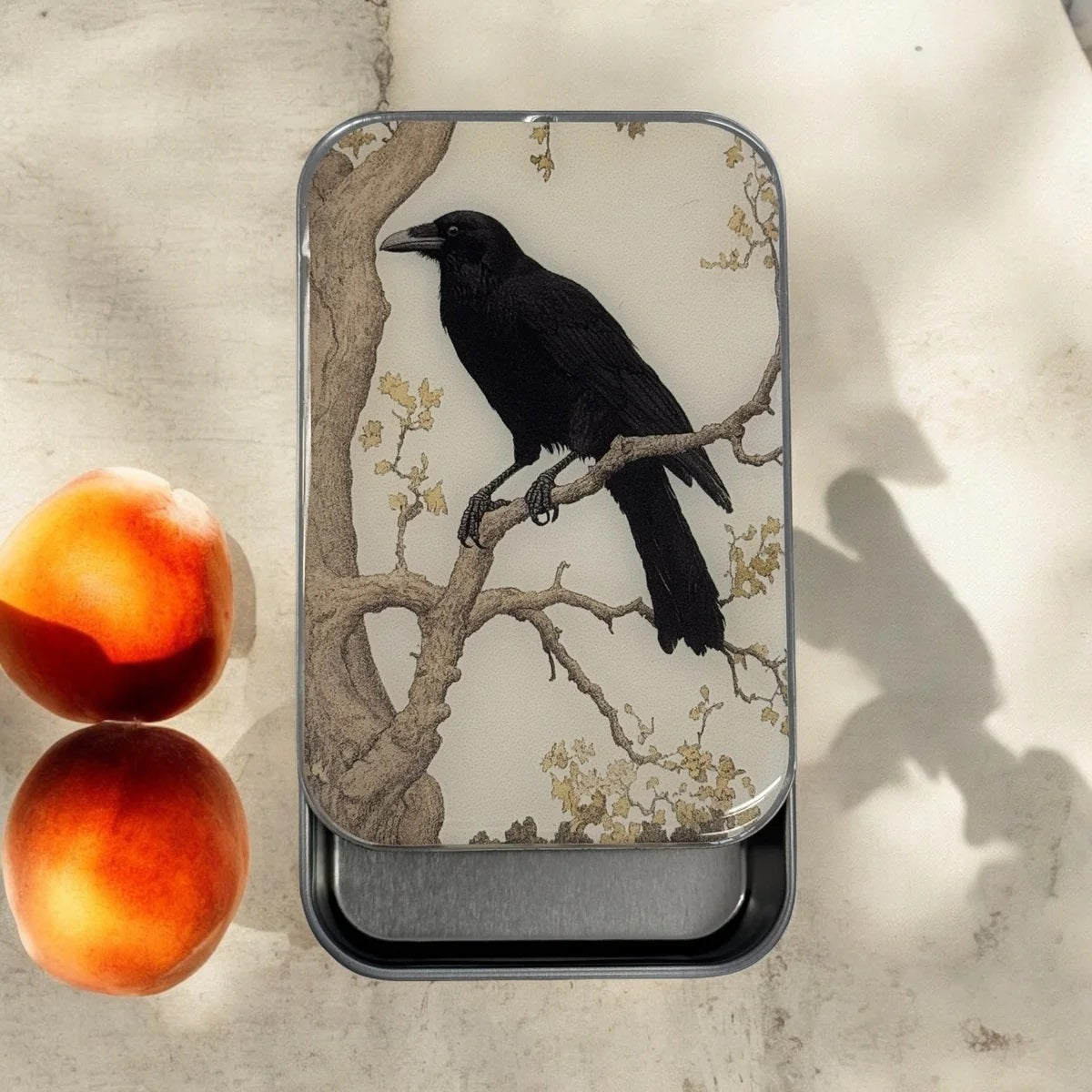 Firefly Notes Notions Tin resin black crow