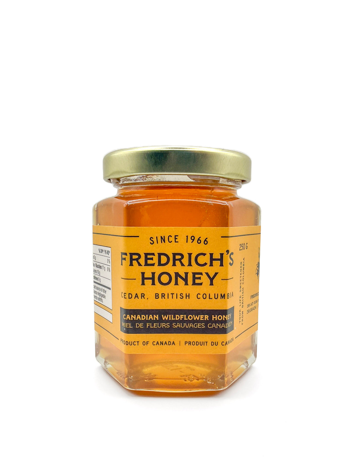 Fredrich's Honey Canadian Wildflower Honey 250g