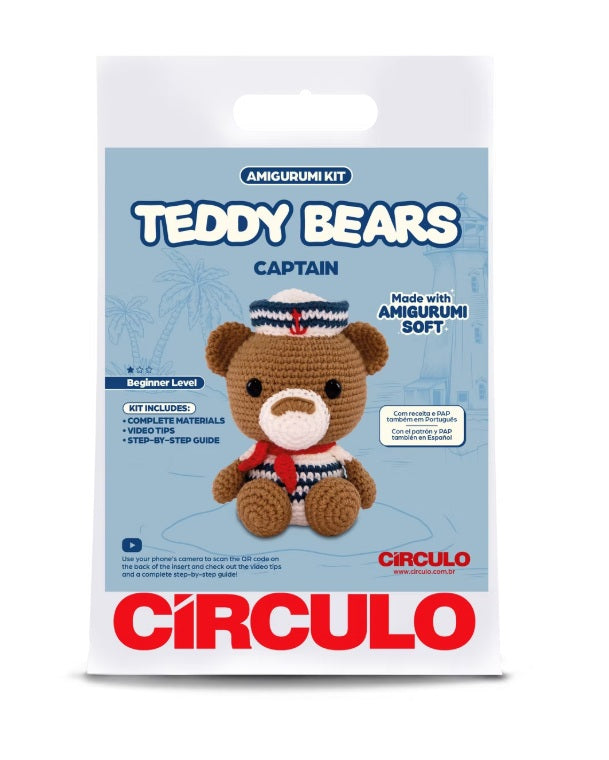 Circulo Amigurumi Kit little bears captain