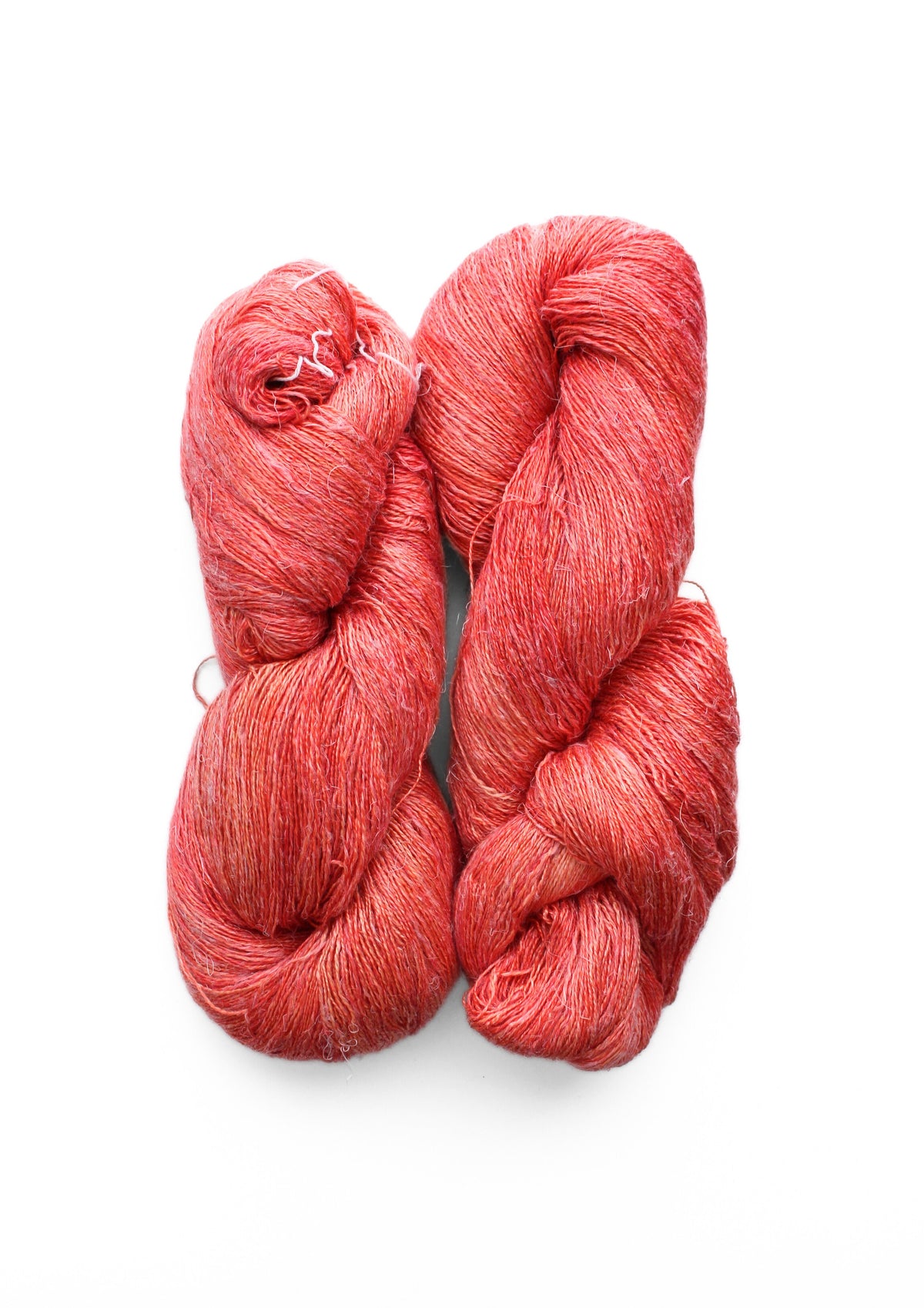 Hand Maiden Lino silk linen coral