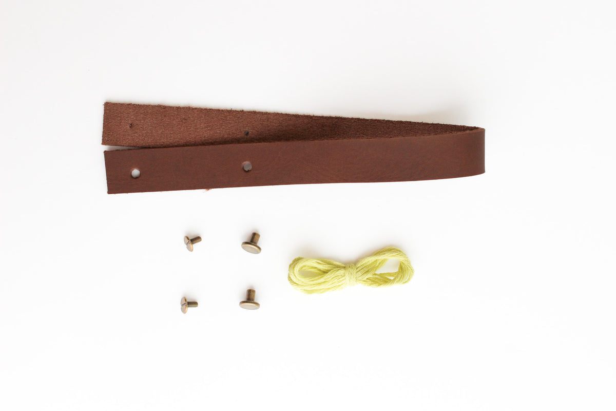 Felted Holiday Stocking Accessories Kit brown  by Beehive Wool Shop