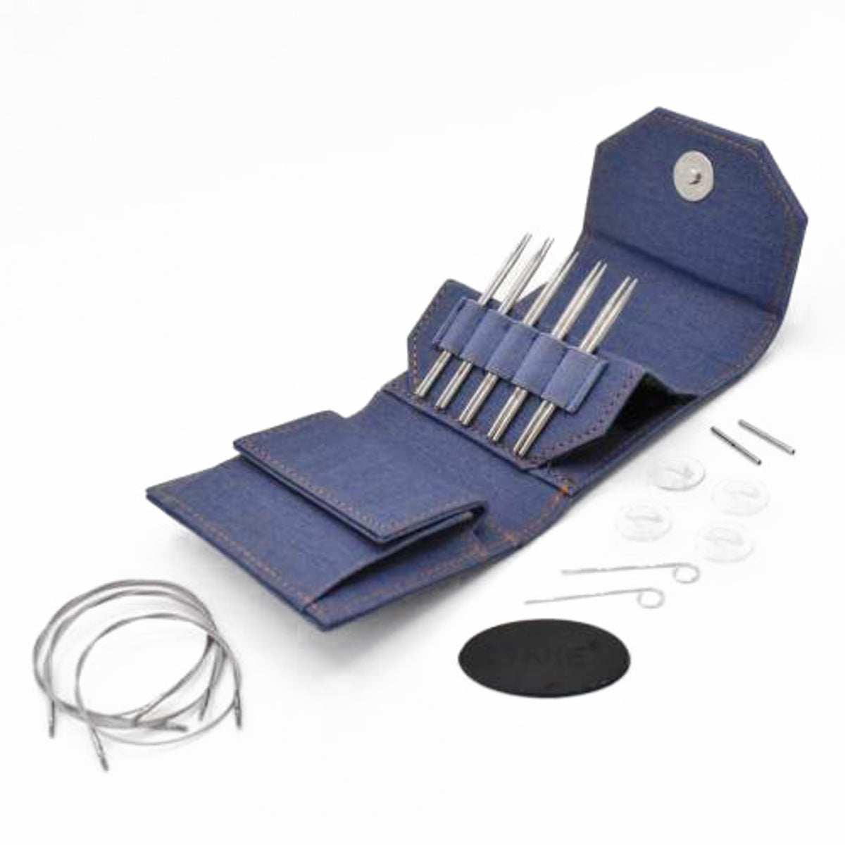 Lykke Flight Mini interchangeable set 9cm 3.5" tips denim