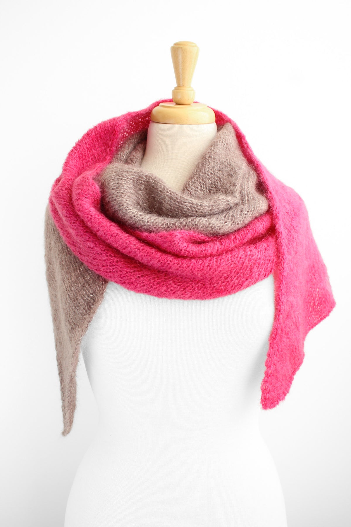 Selkirk Trestle Scarf in Hand Maiden Selkie by Beehive Wool Shop