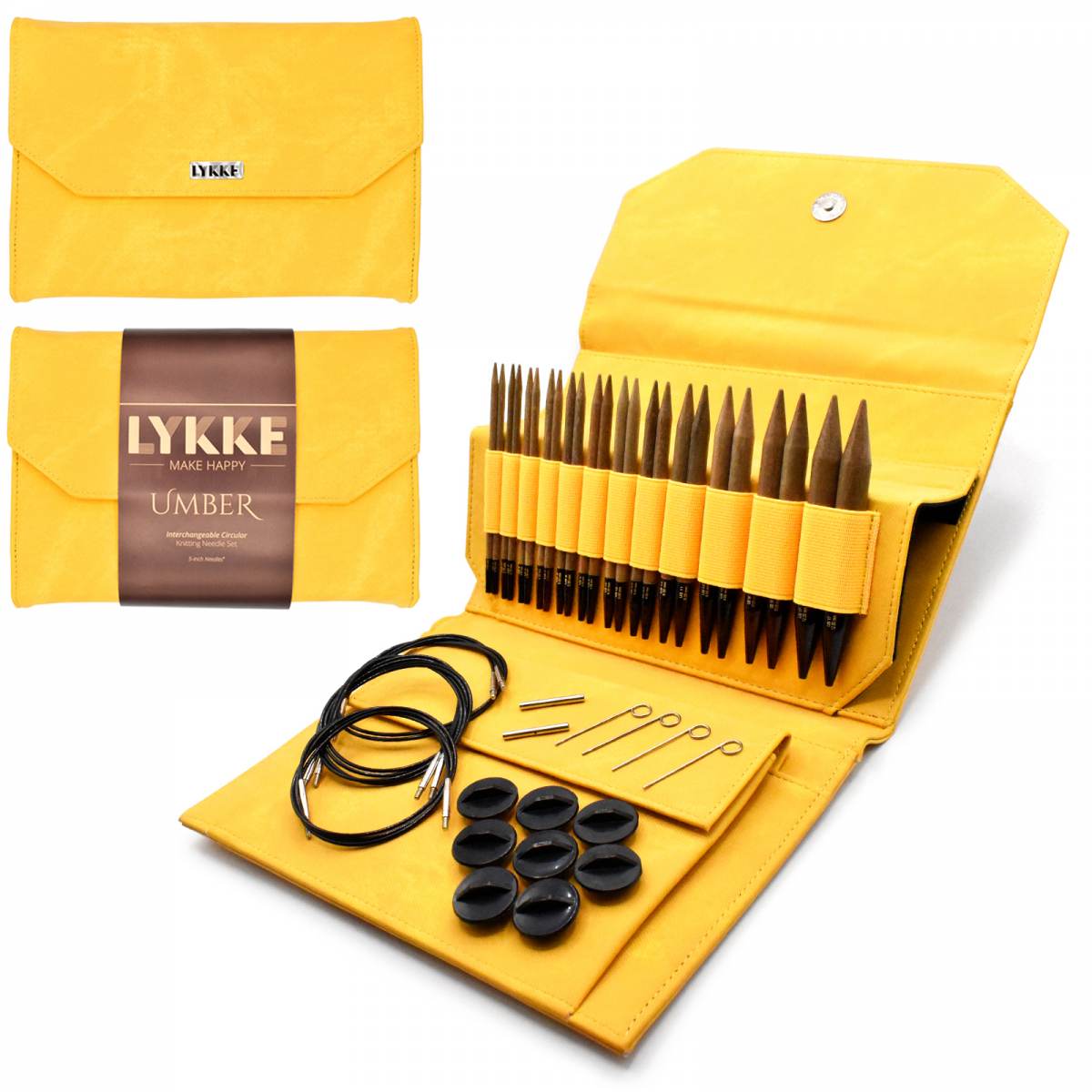 Lykke Umber Interchangeable Set 13cm/5" Tips dandelion