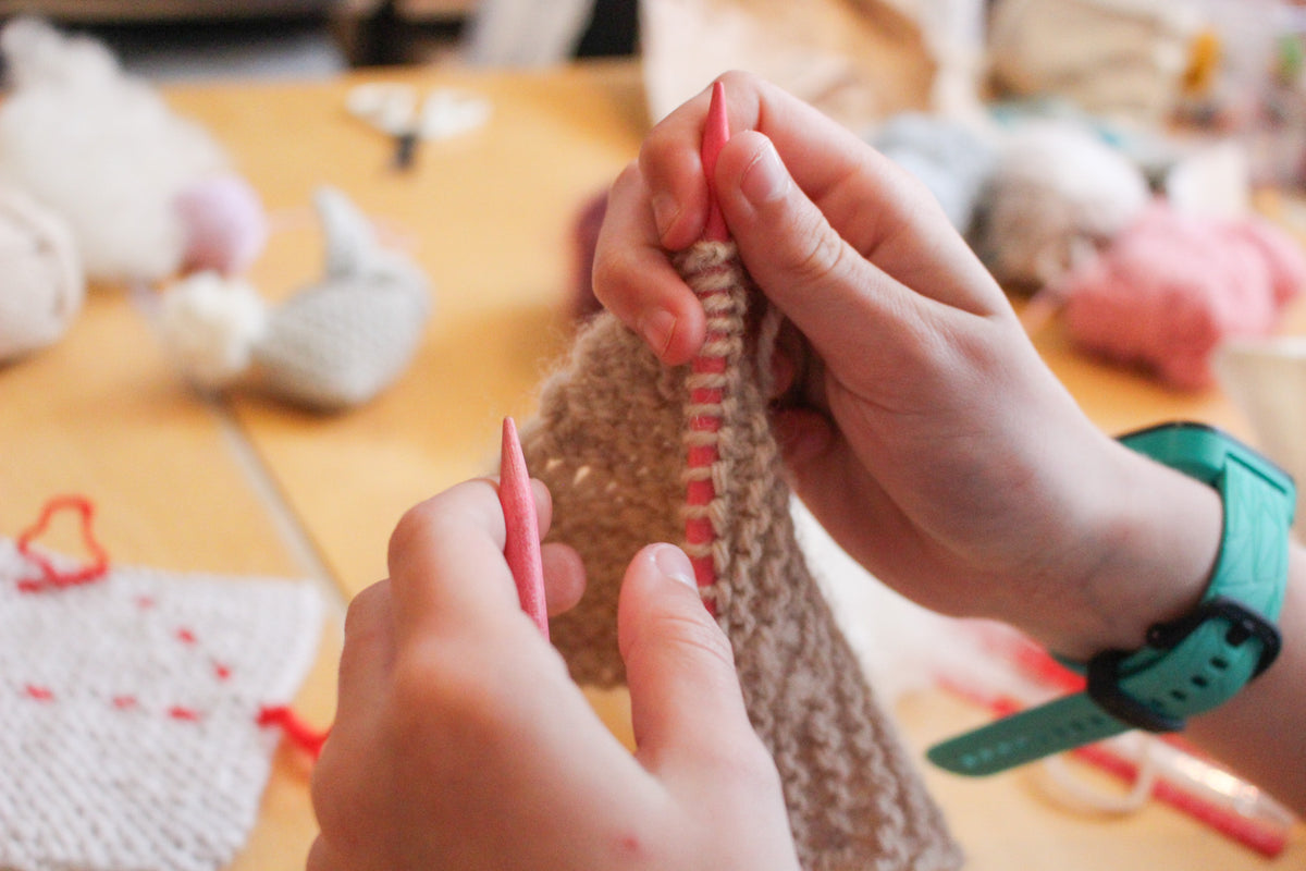 Kids Level 0: Learn to Knit class kids class