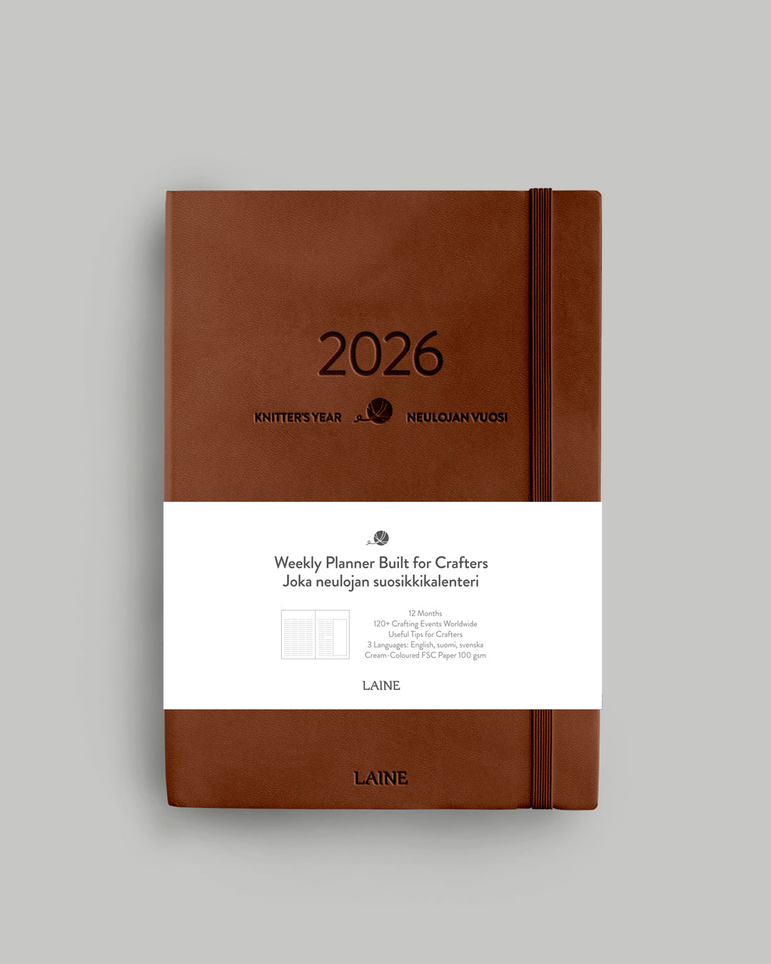 Laine Publishing Knitter's Year 2026 planner