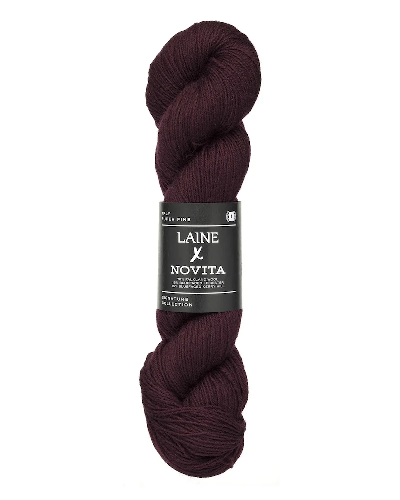 Laine DK 7821 Deep Burgundy