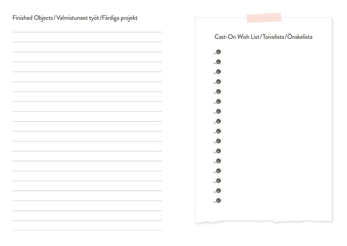 Laine Publishing Knitter's Year 2026 planner 