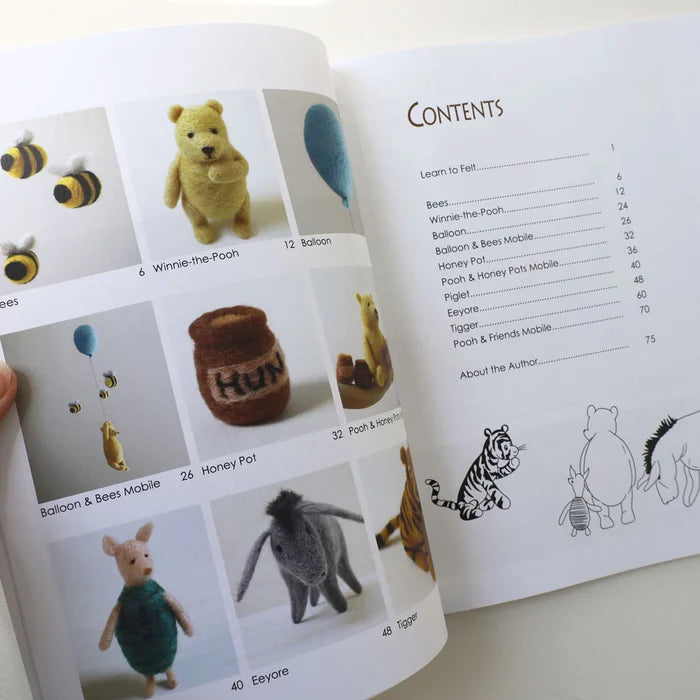 Needle Felting: Pooh Bear & Friends