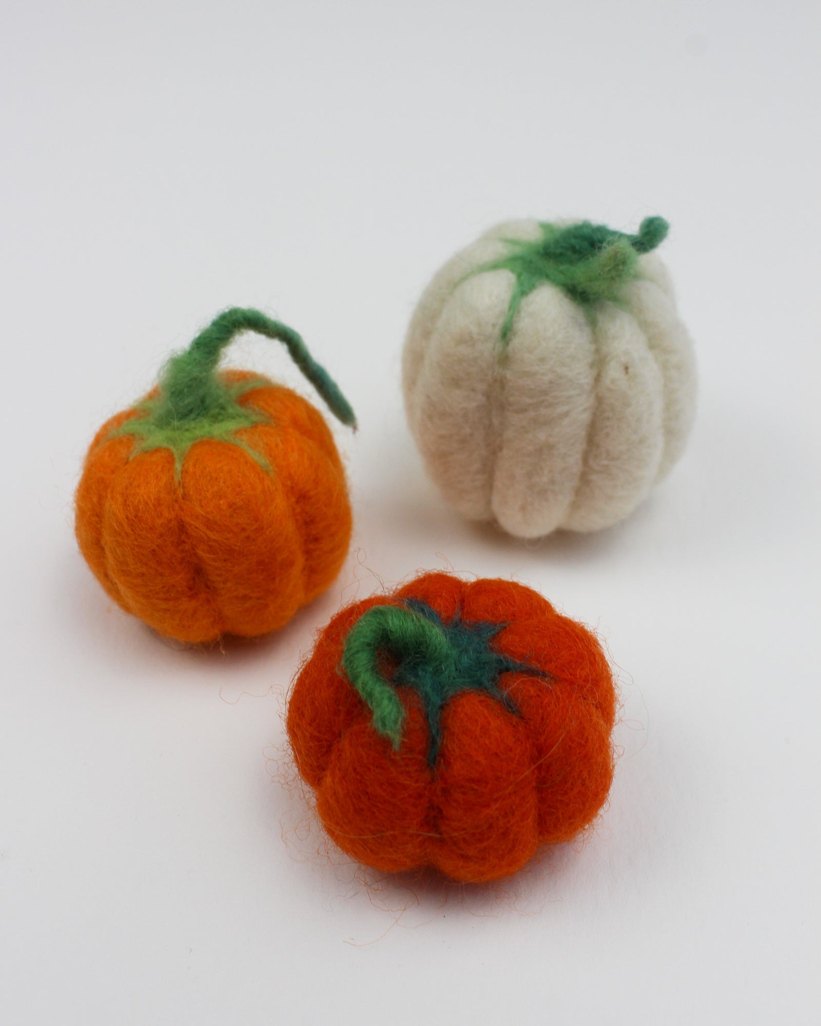 Needle Felting Level 0: Pumpkins